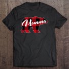 Tadostore Funny Red Plaid Buffalo Bear Apparel, Fun Momma Pajama Tee Shirt