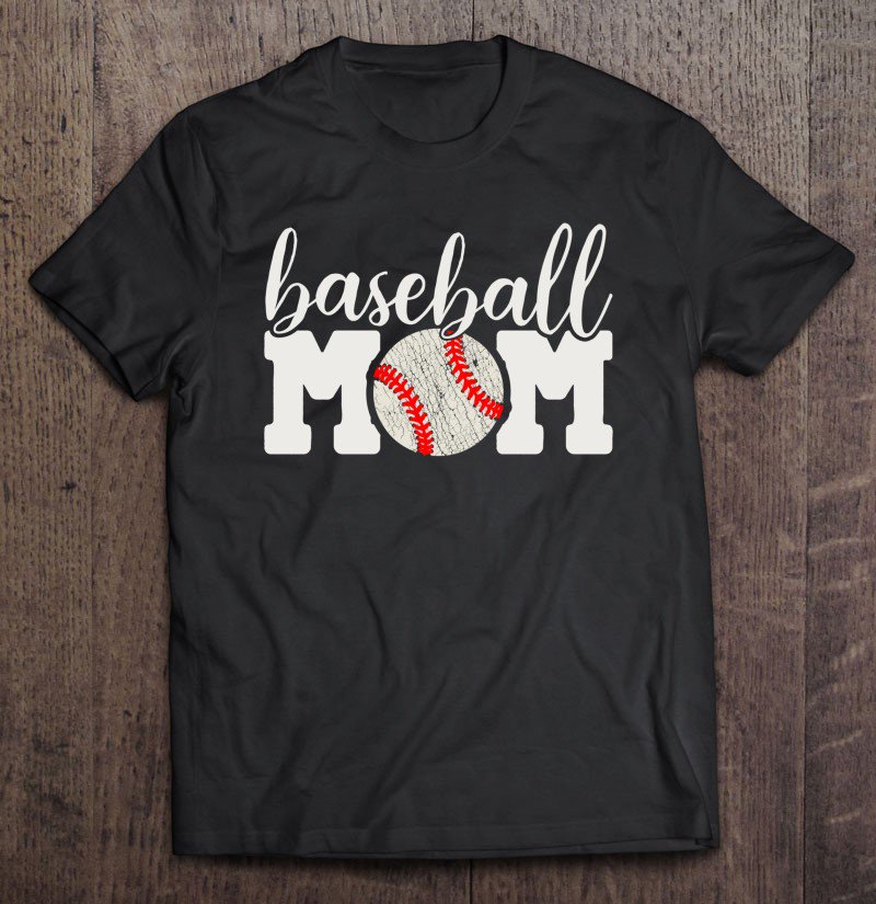 Tadostore Baseball Mom Shirt Gift - Cheering Mother Of Boys Tee Shirt