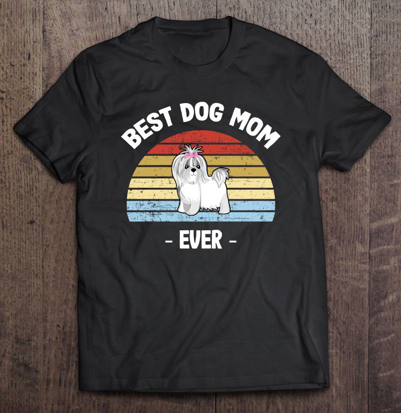 Tadostore Shih-Tzu Mom Gift Tee Shirt
