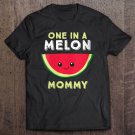 Tadostore Womens One In A Melon Mommy V-Neck Tee Shirt