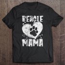 Tadostore Womens Beagle Mom Mama Beagle Lover Gifts V-Neck Tee Shirt