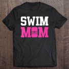 Tadostore Womens Swim Mom Funny Swimmer Cute Pink Trendy Christmas Gift Idea Tee Shirt