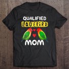Tadostore Womens Lovebird Mom Gift For Bird Owners Tee Shirt
