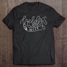 Tadostore Womens Proud Welder's Wife Wifey Women Mother's Day Gift Tee Shirt