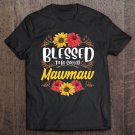 Tadostore Blessed To Be Called Mawmaw Shirt Cute Floral Mother's Day Tee Shirt