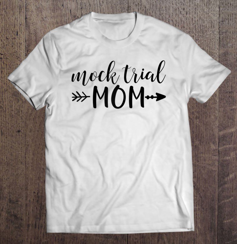 Tadostore Mock Trial Mom & Arrow In Black Text Gift Acn039a Raglan Baseball Tee Shirt