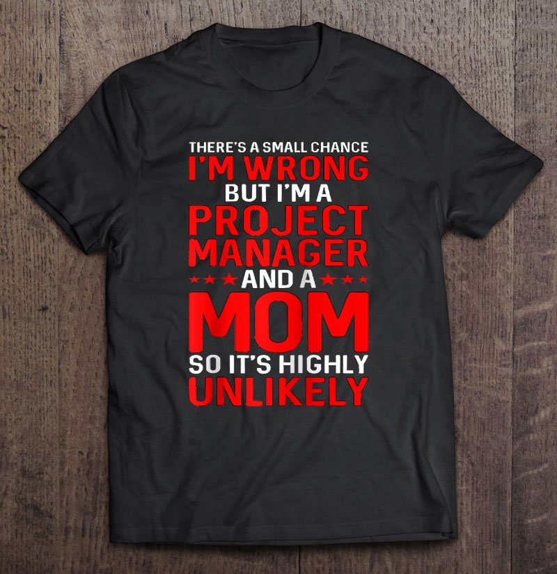 Tadostore Project Manager Mom Mama Gift For Women Funny Shirt Raglan Baseball Tee Shirt