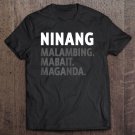 Tadostore Ninang Filipino Godmother - Funny Filipino Tank Top Tee Shirt