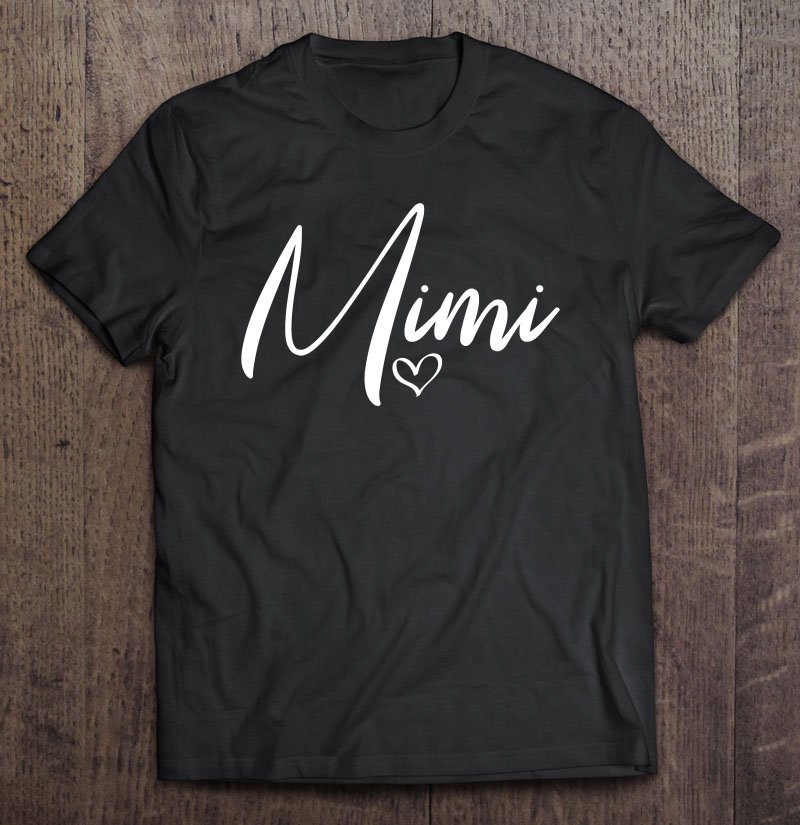 Tadostore Mimi Tee Shirt Mimi Gift For Grandma Women Christmas Tee Shirt