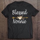 Tadostore Womens Blessed Nonnie Mothers Day Tee Shirt