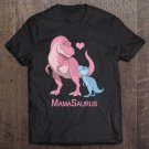 Tadostore Mamasaurus T-Rex Mommy & Baby Boy Dinosaur Tee Shirt