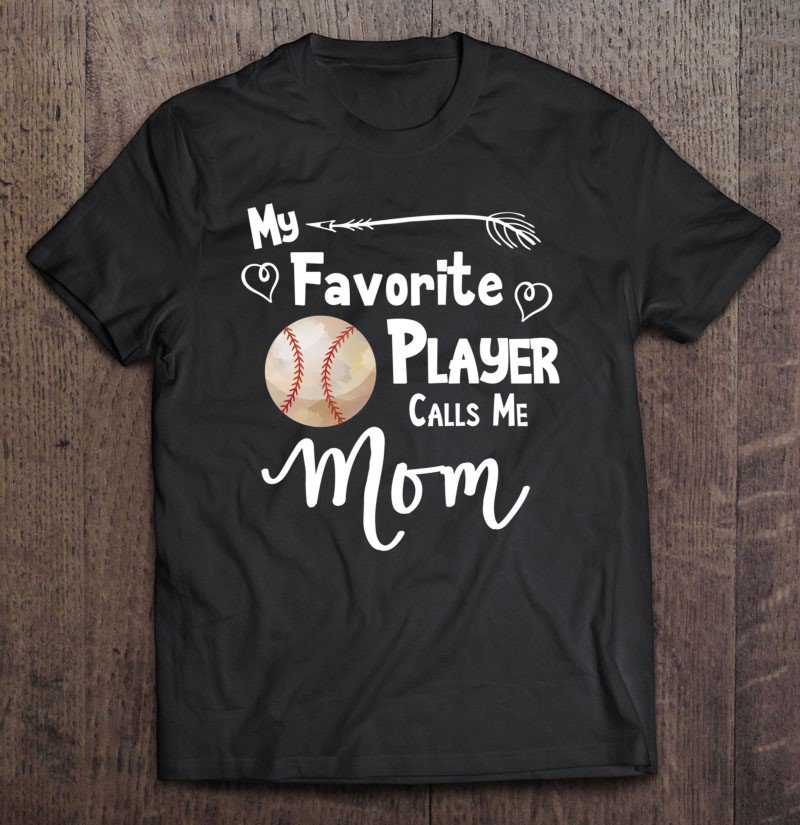 Tadostore Mom Baseball Softball Game Fan Sports Favorite Player Tee Shirt