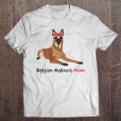Tadostore Belgian Malinois Mom Bandana Womens Dog Tee Shirt