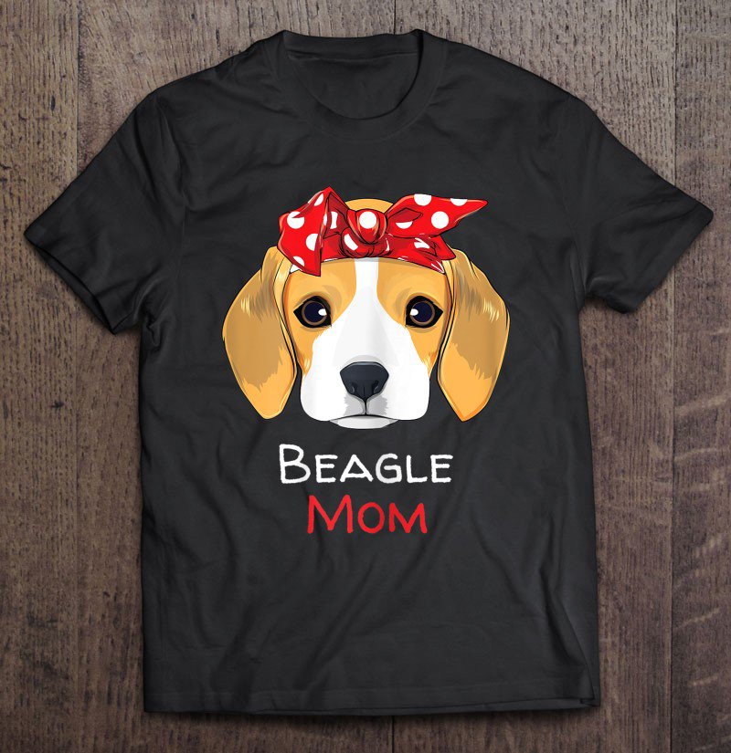 Tadostore Beagle Mom Proud Owner Women Girls Tee Shirt