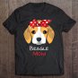 Tadostore Beagle Mom Proud Owner Women Girls Tee Shirt