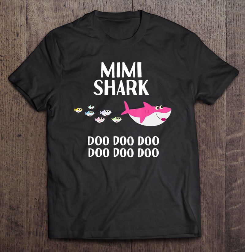 Tadostore Mimi Shark Doo Doo For Grandma Women Christmas Tee Shirt
