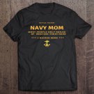 Tadostore Womens Us Navy Mom Tee Shirt