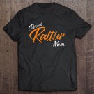 Tadostore Womens Famus Shirt Proud Mom Graduation A&M Orange And Green V-Neck Tee Shirt