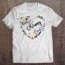 Tadostore Best Ninny Ever Heart Flower Blessed Grandma Mother's Day Tee Shirt
