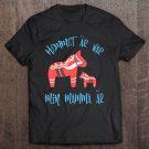 Tadostore Home Is Where My Mom Is Quote Sweden Dala Horse Tee Shirt