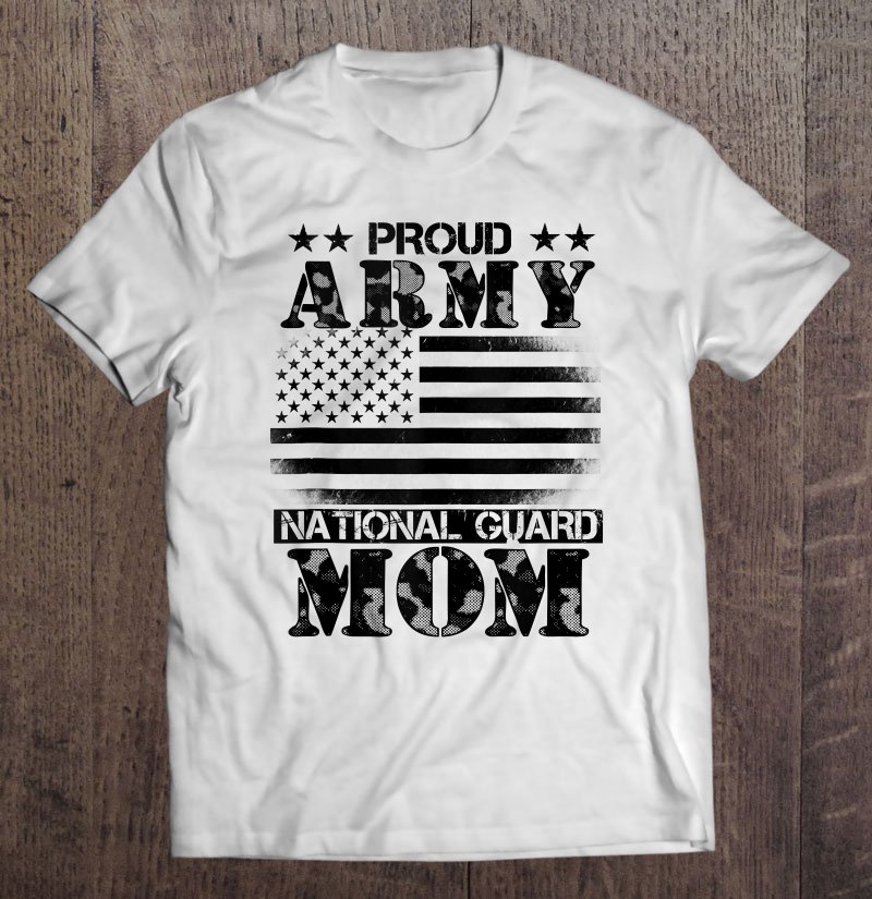Tadostore Proud Army National Guard Mom Usa Mother's Day Military Tank Top Tee Shirt