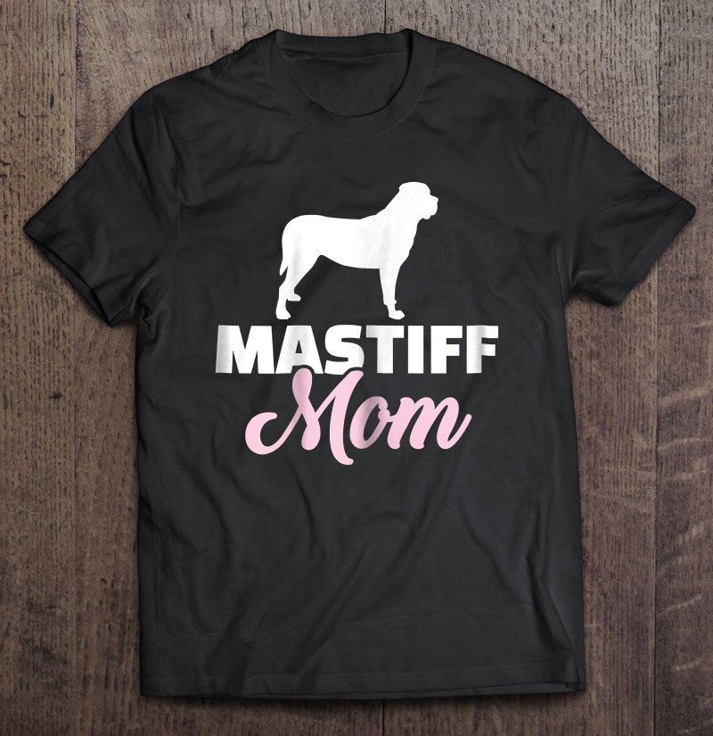 Tadostore Womens Mastiff Mom Tee Shirt