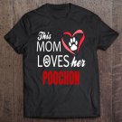 Tadostore Poochon Shirt Mom Love Poodle + Bichon Frise Tee Shirt