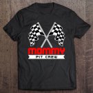 Tadostore Pit Mom Crew Funny Mommy Racing Race Car Costume Tee Shirt