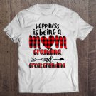 Tadostore Happiness Is Being A Mom Grandma And Great Grandma Pullover Tee Shirt
