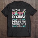Tadostore Womens They Call Me Nanny Because Partner In Crime Tee Shirt