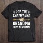 Tadostore Womens Pop The Champagne Grandma Is My New Name Thanksgiving Tee Shirt