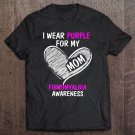 Tadostore I Wear Purple For My Mom Fibromyalgia Awareness Tee Shirt