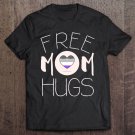 Tadostore Free Mom Hugs Asexual Ace Pride Rainbow Heart Mama Love Tee Shirt