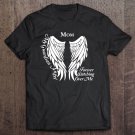 Tadostore Mom Guardian Angel Shirts - Memorial Gift For Loss Of Mom Tee Shirt
