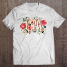 Tadostore Womens Grandmother Grandma Beautiful Floral Gift For Lolly Lolli V-Neck Tee Shirt