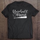 Tadostore Baseball Mama Cute Baseball Graphic Mama Bat Tee Shirt
