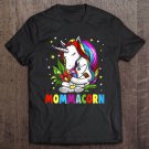 Tadostore Womens Mommacorn Unicorn New Baby 2019 Mother's Day Tee Shirt