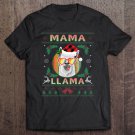 Tadostore Mama Llama Christmas Shirt Matching Christmas Llama Pajama Tee Shirt
