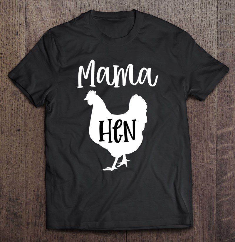Tadostore Cute Mama Hen Flannel Chicken Funny Ranch Mom Farm Tee Shirt
