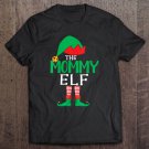 Tadostore Womens Funny Mommy Elf Family Matching Christmas Pajama Group Gift Tee Shirt