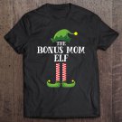 Tadostore Bonus Mom Elf Matching Family Group Christmas Party Pajama Tee Shirt