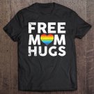 Tadostore Free Mom Hugs Rainbow Heart Lgbt Supports Shirt Fitted Scoop Tee Shirt