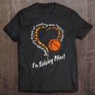 Tadostore Basketball Mom Mother's Day Raising Favorite Player Leopard Tee Shirt