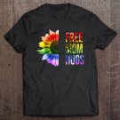 Tadostore Free Mom Hugs Shirt - Lgbt Rainbow Sunflower Zip Tee Shirt