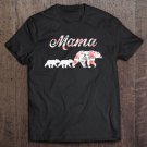 Tadostore Floral Mama Bear, Mom Of 2 Shirt,Mama Bear And 2 Cubs Tee Shirt