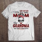 Tadostore God Gifted Me Two Titles Mom And Grandma And I Rock Them Both Red Plaid Version Tee Shirt