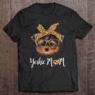 Tadostore Yorkie Mom Leopard Print Dog Lovers Mother Day Gift Tee Shirt