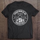 Tadostore Womens Proud Air Force Mom Fighter Pilot Design Tee Shirt