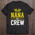 Tadostore Womens Nana Pit Crew Hosting Car Race Birthday Party Tee Shirt