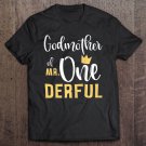 Tadostore Godmother Of Mr Onederful 1St Birthday First One-Derful Premium Tee Shirt